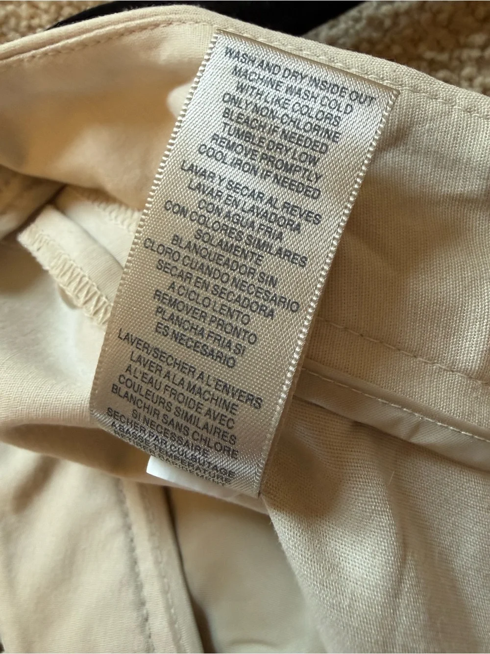 Rafaella | Light Beige Curvy Dress Pant Capris | Size 16W